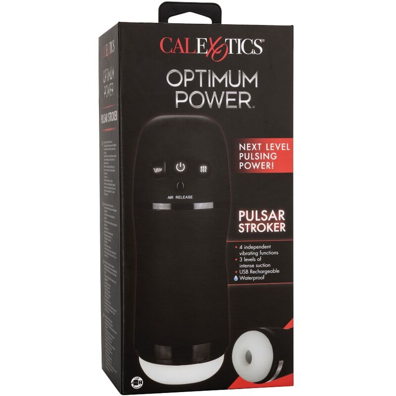 CALEXOTICS - OPTIMUM POWER VIBRATING SUCTION MASTURBATOR