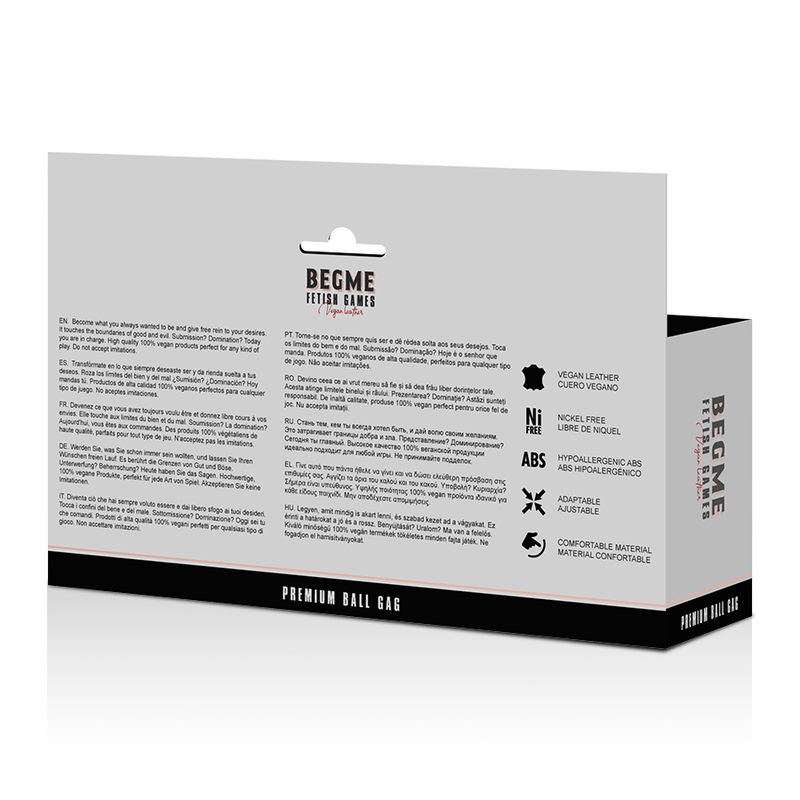 BEGME - RØD UTGAVE VEGANSK SKINNKJEVE