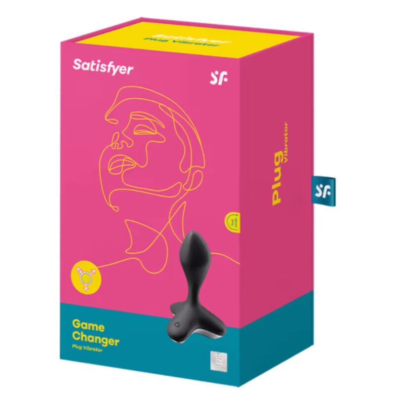 SATISFYER - GAME CHANGER PLUGGVIBRATOR ROSA