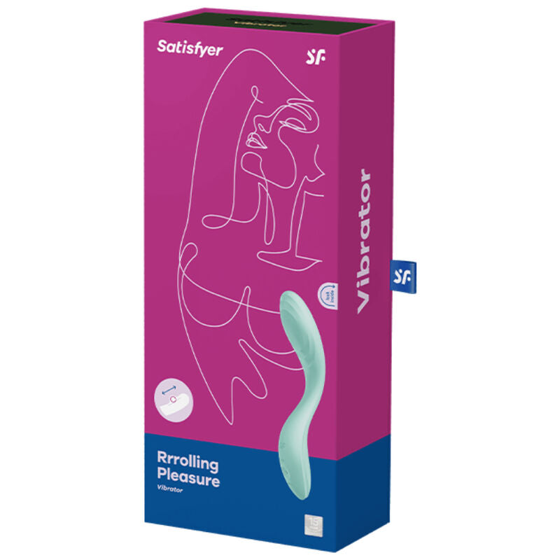 SATISFYER - RULLENDE GSPOT VIBRATOR GRØNN