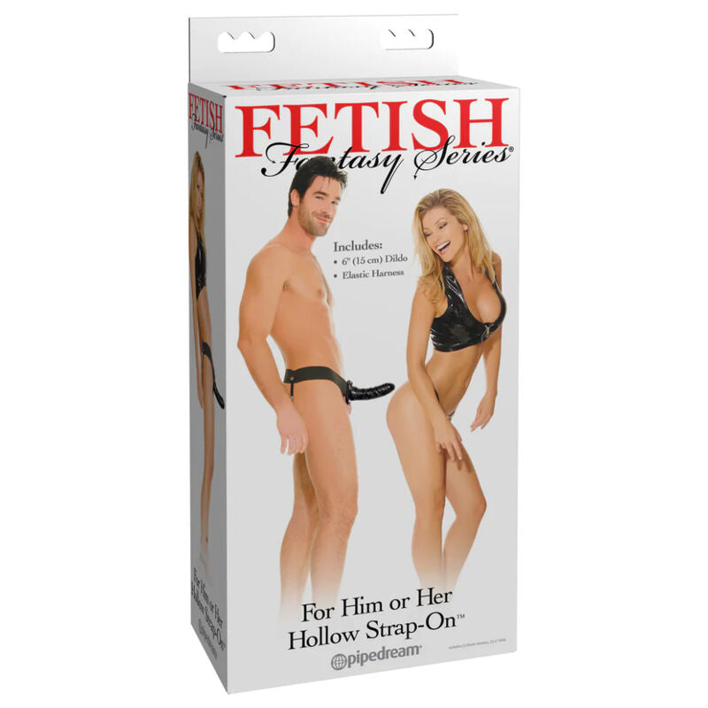 FETISH FANTASY-SERIE - SERIEN SVART DRØM HULL STRAP-ON