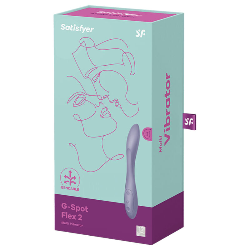 SATISFYER - G-SPOT FLEX 2 MULTIVIBRATOR LILLA