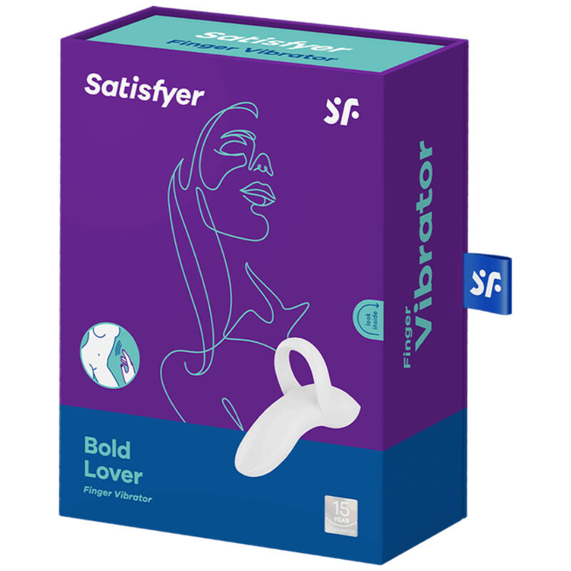SATISFYER - BOLD LOVER FINGERVIBRATOR HVIT