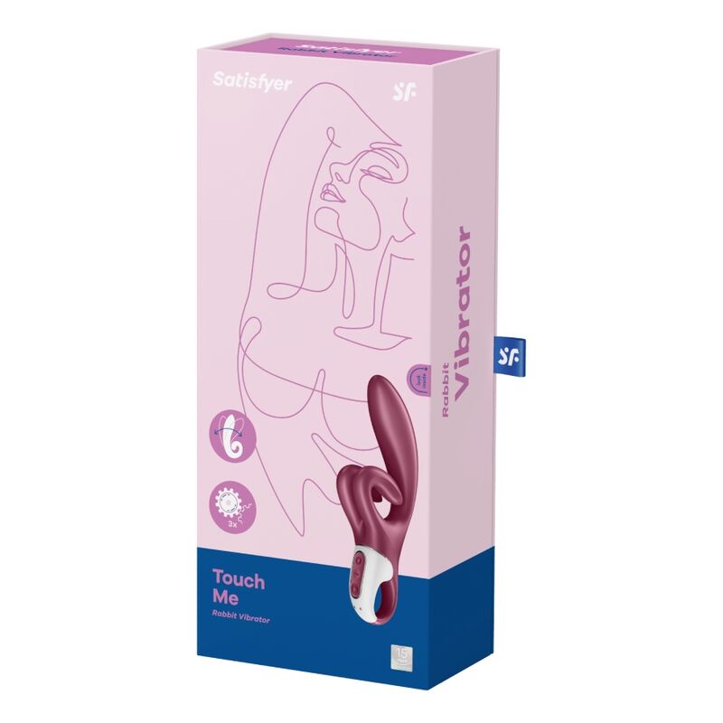 SATISFYER - RØR MEG KANINVIBRASJON RØD