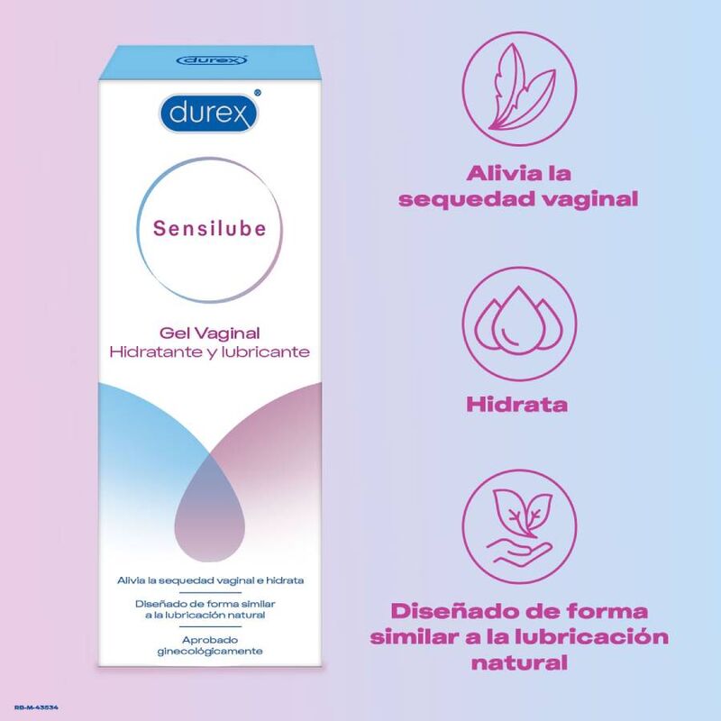 DUREX - SENSILUBE GEL FUKTIGHETSGIVENDE GLIDEKREM 40 ML