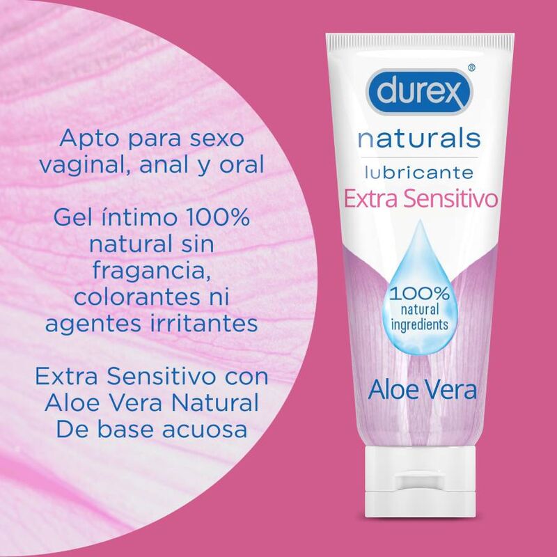 DUREX - NATURALS EKSTRA SENSITIVT GLIDEMIDDEL 100 ML