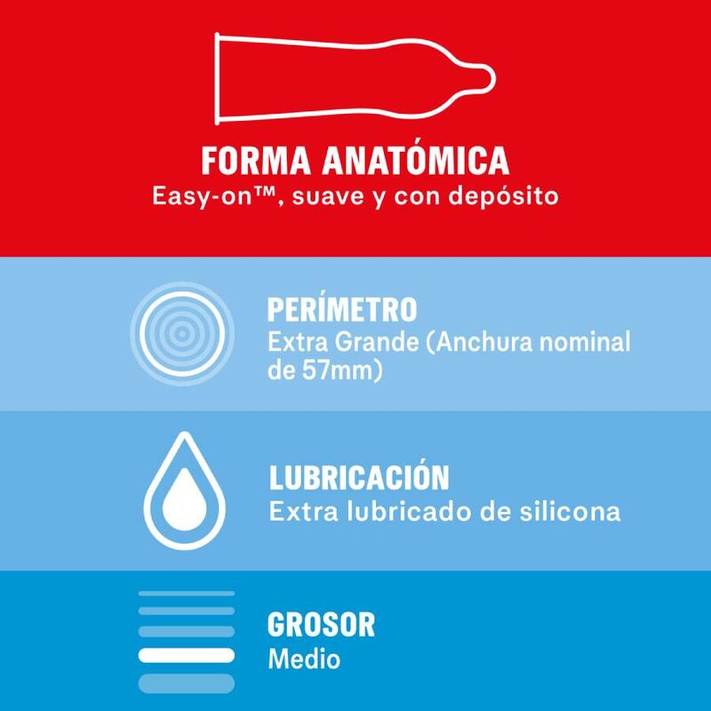 DUREX - SENSITIVE XL-KONDOMER 10 ENHETER