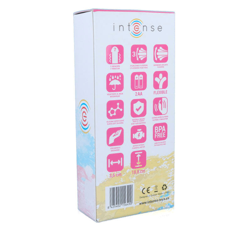INTENSE - SUSY OSCILLERENDE VIBRATOR SILIKON KANIN ROSA
