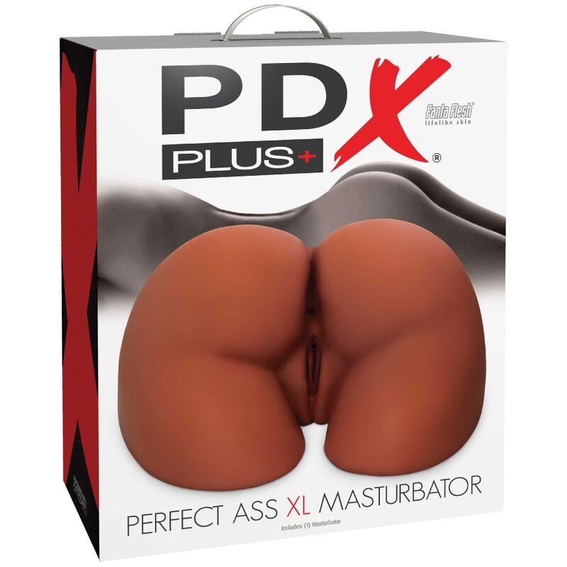 PDX PLUS - PERFEKT RUMPE XL DOBBEL INNGANG BRUN MASTURBATOR