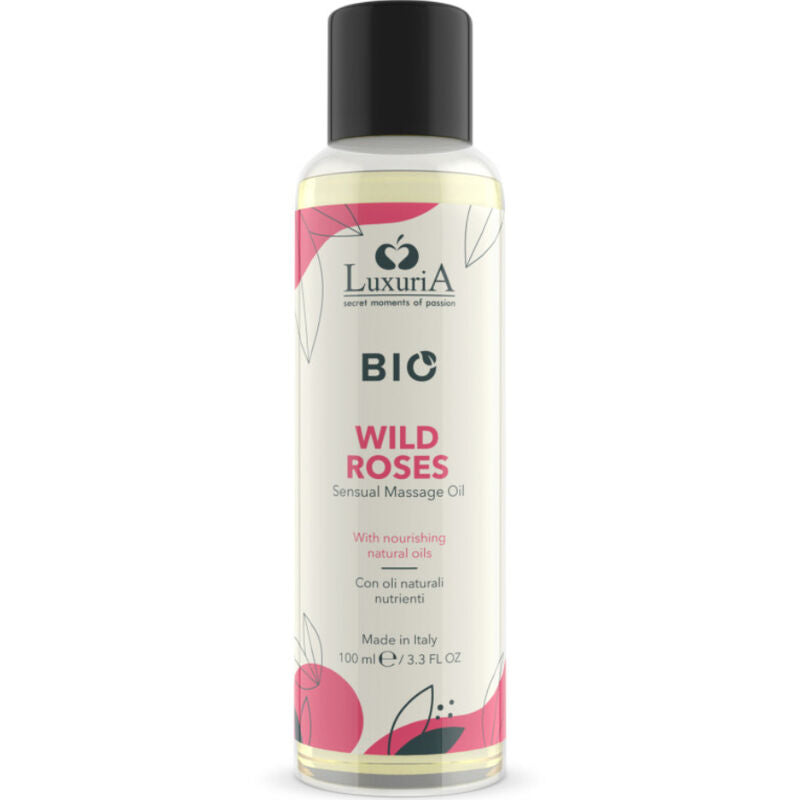 INTIMATELINE LUXURIA - BIO MASSASJEOLJE MED VILLE ROSER 100 ML