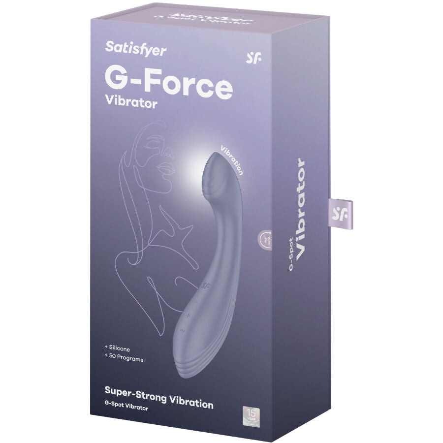 SATISFYER - G-FORCE VIBRATOR G-PUNKTSSTIMULATØR FIOLETT