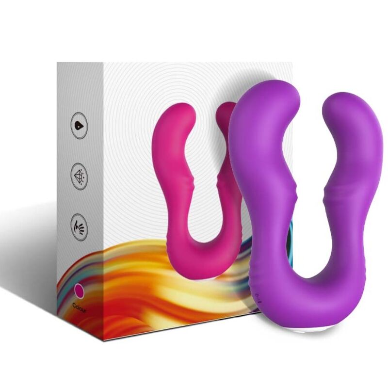 ARMONY - SERAPH VIBRATOR DOBBEL FJERNKONTROLL LILLA