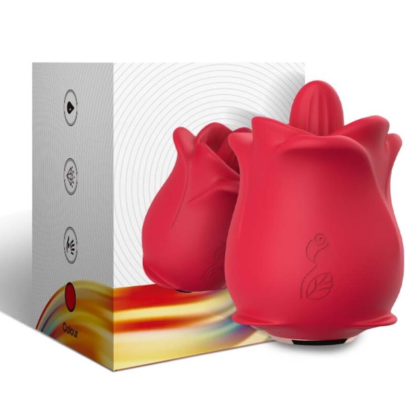 ARMONY - ROSE 10 MODUS SLIKKE KLITOSVIBRATOR RØD