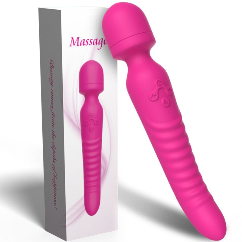 ARMONY - MISSION MASSASJEAPPARAT OG VIBRATOR VARMEFFEKT FUCHSIA