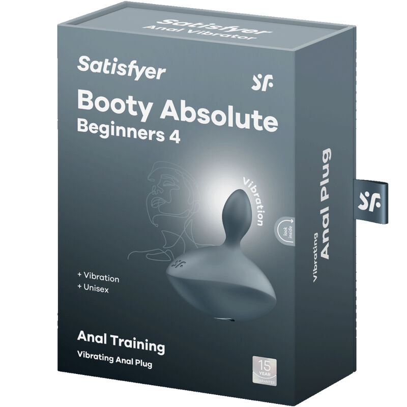 SATISFYER - ABSOLUTT NYBEGYNNERE ANALVIBRATOR MED 4 STØDDER
