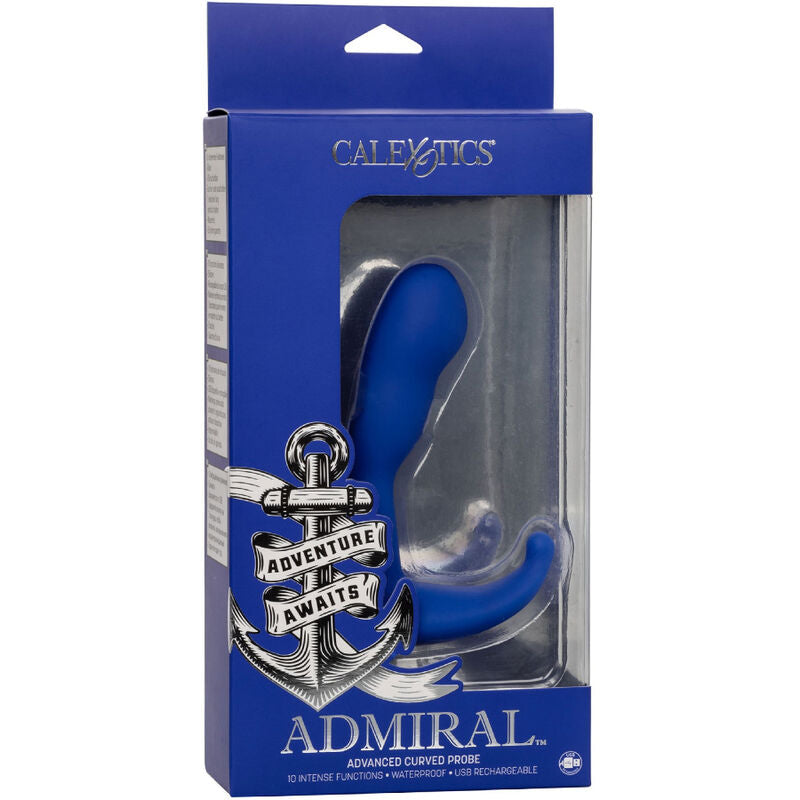 CALEXOTICS - ADMIRAL BUET ANALSTIMULATOR OG VIBRATOR BLÅ