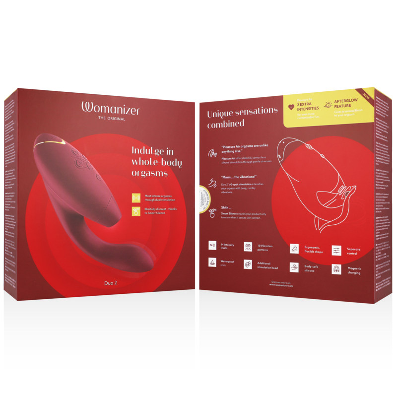 WOMANISER - DUO 2 STIMULATOR BORDEAUX
