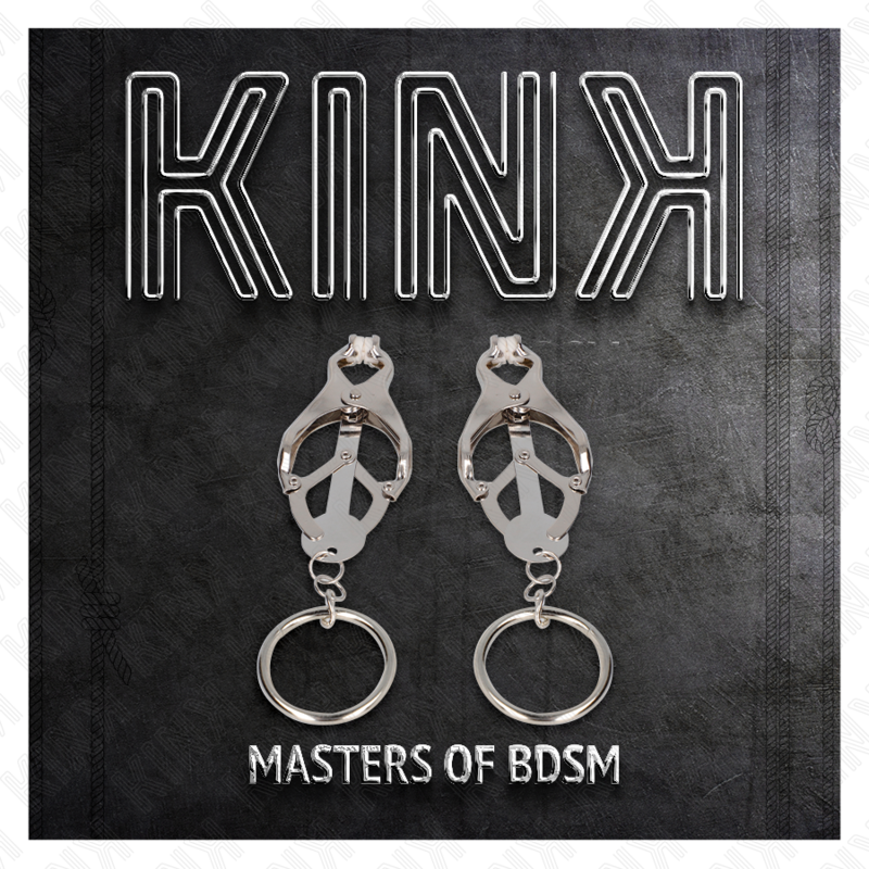 KINK - O-RING JAPANSK KLØVER BRØDVORTEKLEMMER SØLV