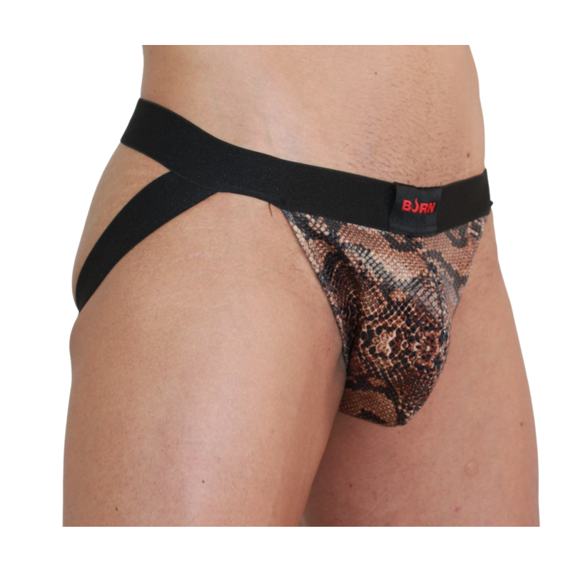 BURN - 002 JOCK SNAKE SVART M