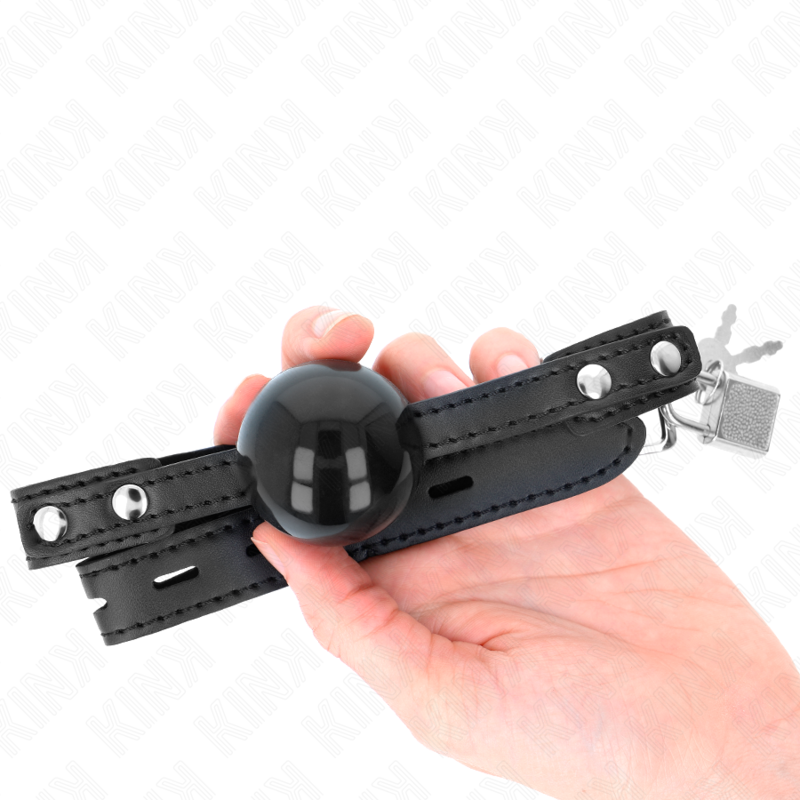 KINK - MYK TPE-BALL 4 CM KNEBLEM MODELL 3 60 x 2 CM JUSTERBAR 37-52 CM