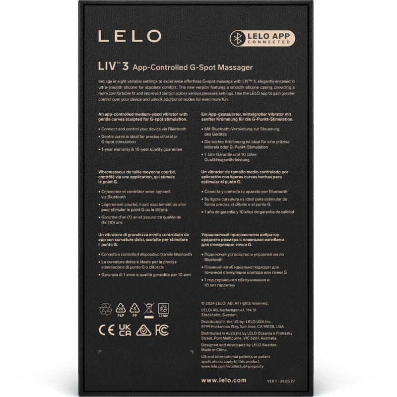 LELO - LIV™ 3 G-PUNKTSSTIMULATOR BLÅ
