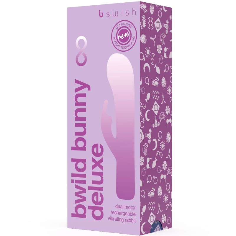 B SWISH - BWILD BUNNY INFINITE DELUXE VIBRATOR KANIN 10 VIBRASJONER LILLA