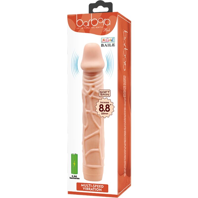 BAILE - BOB REALISTISK VIBRATOR 22,5 CM FLESH