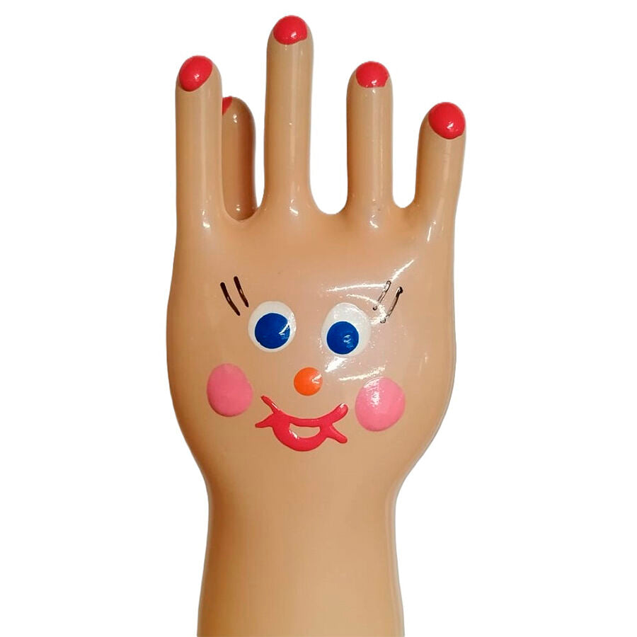 KONDOMERI - HÅNDMALTE NYHETSKONDOMER STOR HAPPY HAND XL