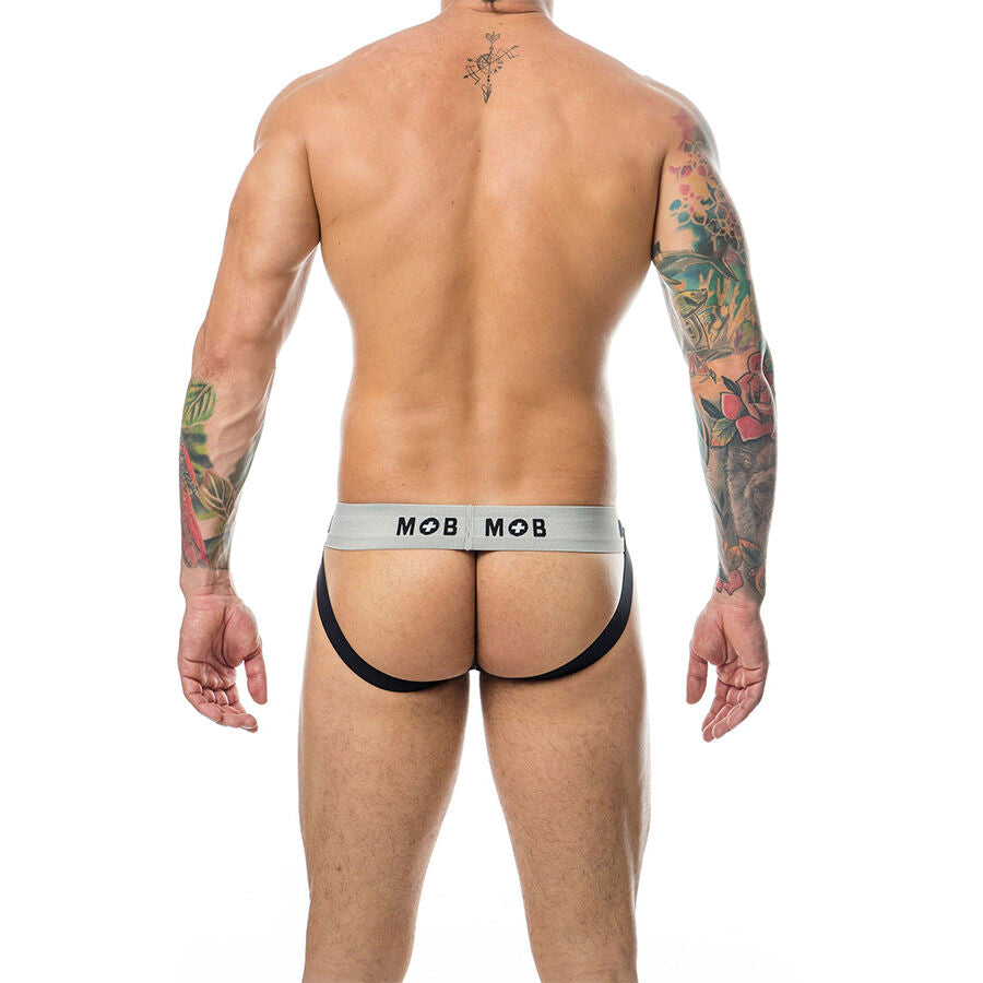 MOB - CLASSIC STRIPE WHITE JOCK SIZE XL