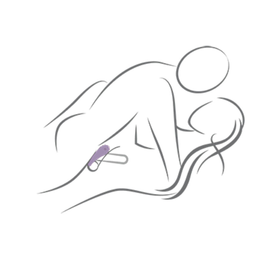 ROCKS-OFF - SPIRE SVART VIBRERENDE PENISRING