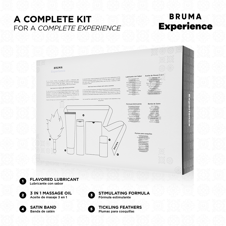 BRUMA XPERIENCE - SWEET GUM TEMPTATION KIT WITH ORGASM ENHANCER