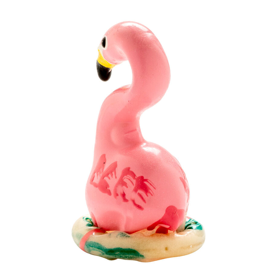 CONDOMERIE - HANDPAINTED NOVELTY CONDOMS FLAMINGO PINK