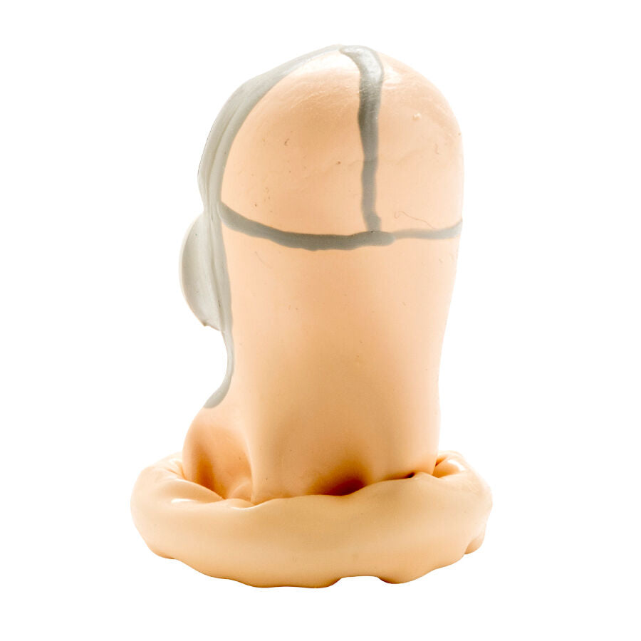 KONDOMERI - HÅNDMALEDE NYHETER MED GASSMASKE MED KONDOMER