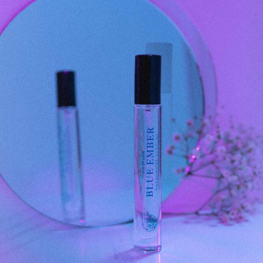 KJÆRLIGHETSØYE - BLOOM MALE INDICA PARFYM BLÅ GLØD 10 ML