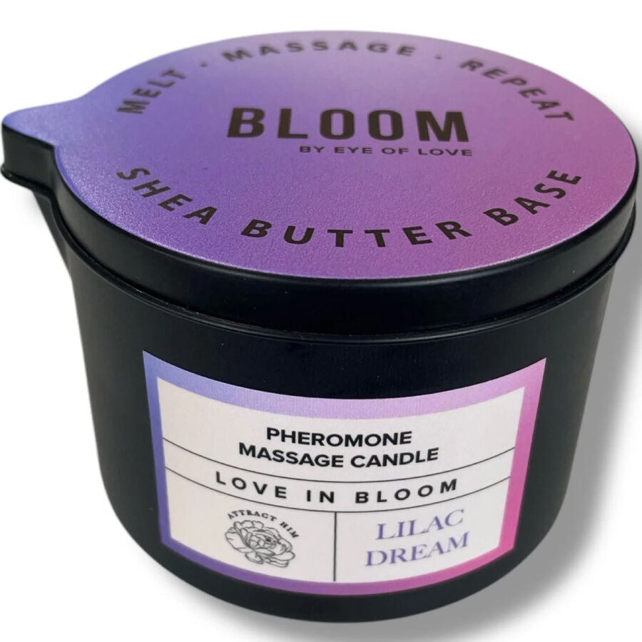 EYE OF LOVE - BLOOM MASSAGE CANDLE INDICA LILAC DREAM 150 ML