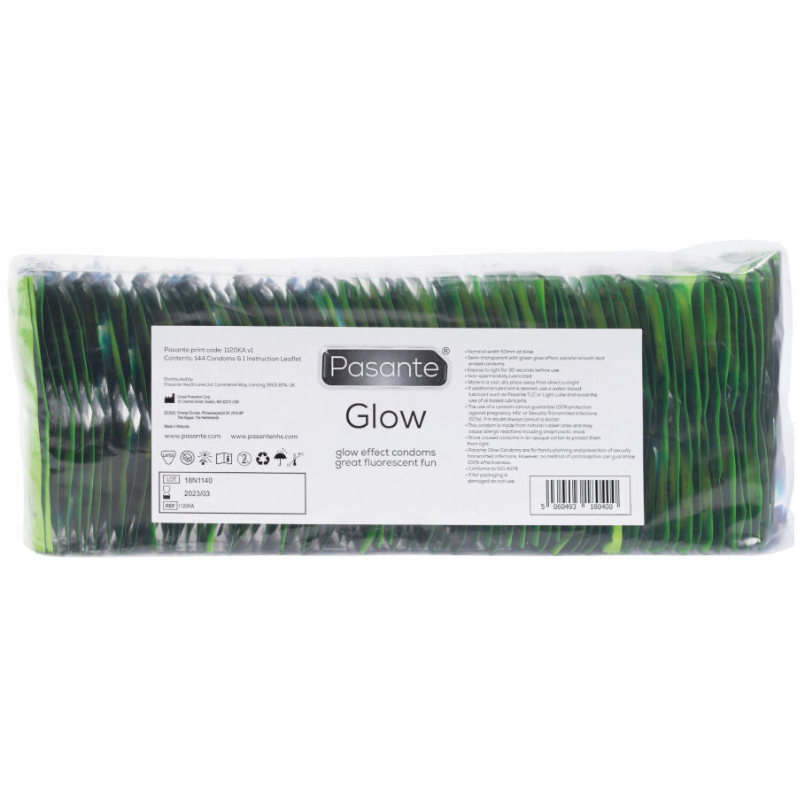 PASANTE - GLOW CONDOMS BAG 144 ENHETER