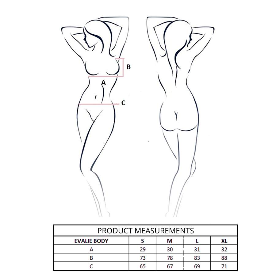 PASSION - EVALIE BODY RED L/XL