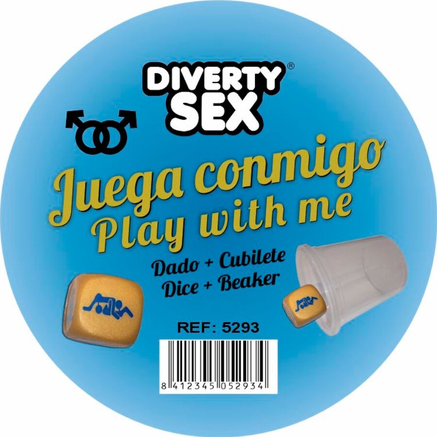 DIABLO PICANTE - GYLNE HARDE TERNINGER MED MENNEPOSISJONER OG KUBE