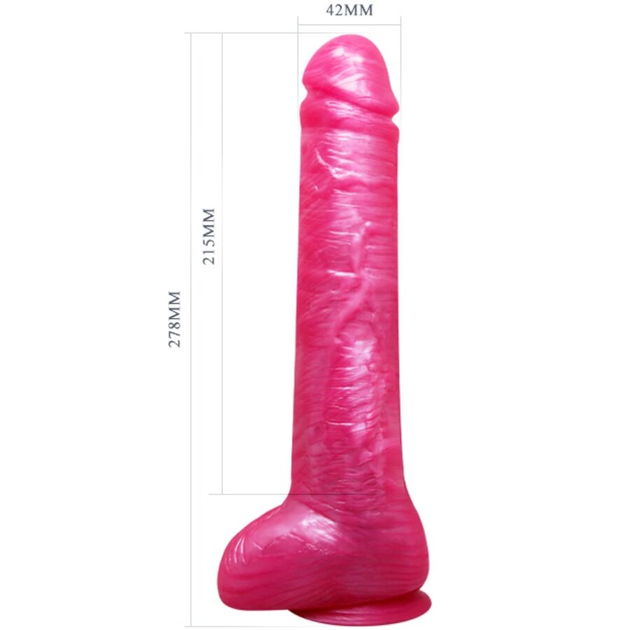 BAILE - REALISTIC PINK DILDO DONG WITH SUCTION CUP