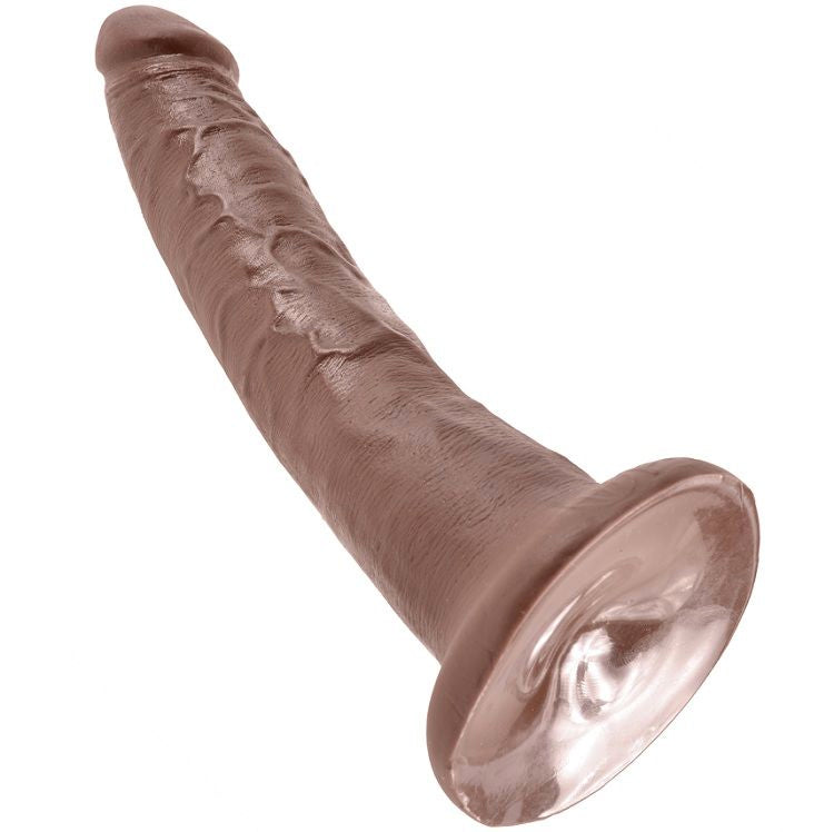 KONGE HAN - 7 DILDOER SJOKOLADE 17,8 CM