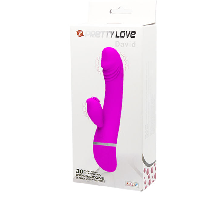 PRETTY LOVE - FLØRTVIBRATOR MED KANIN DAVID