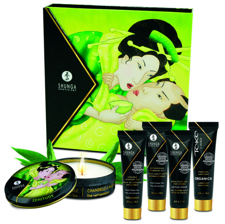 SHUNGA - SECRET GEISHA ØKOLOGISK GRØNN TE-SETT