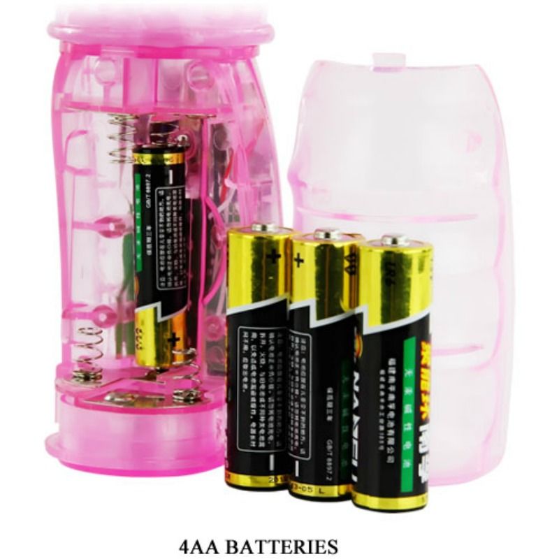 BAILE - VIBRATOR MED ROTASJON OG KANIN MULTI-HASTIGHET OG MULTIROTASJON