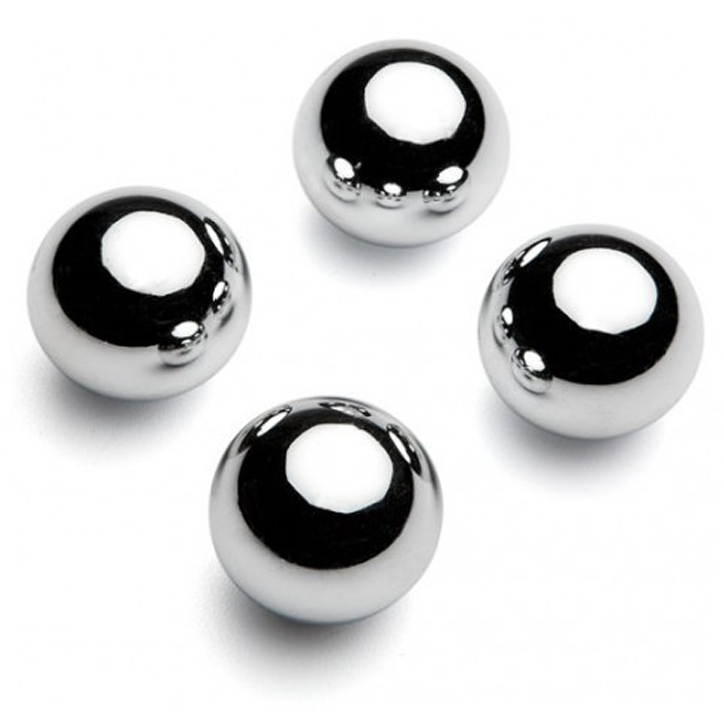 METALLHARD - SETT MED 2 MAGNETISKE BALLER 10 MM