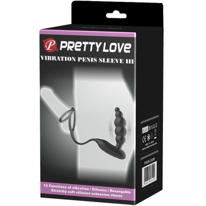 PRETTY LOVE - PENISRINGER MED VIBRATORPLUGG