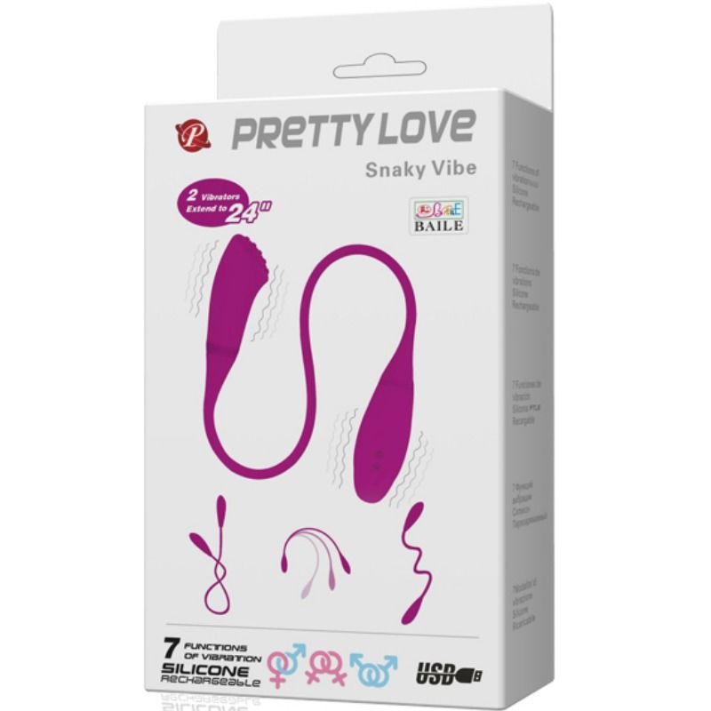 PRETTY LOVE - SMART SNAKY VIBE VIBRATOR 2 MOTORER