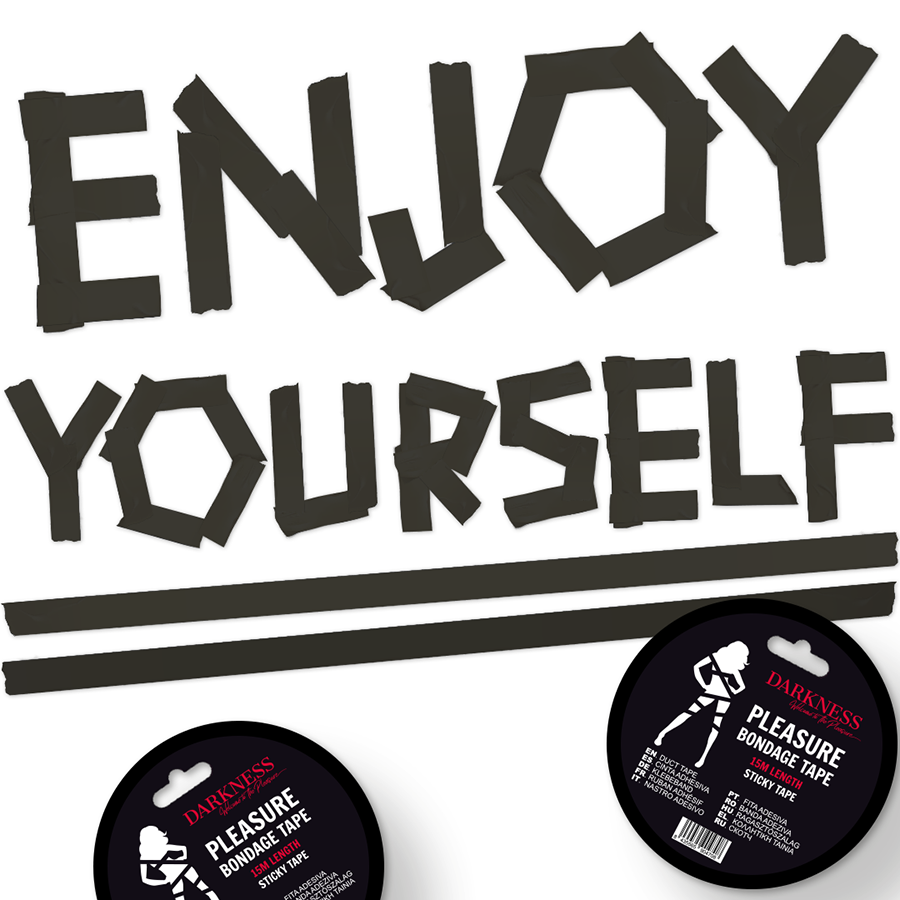 MØRKET - SVART BONDAGETEIPE 15M