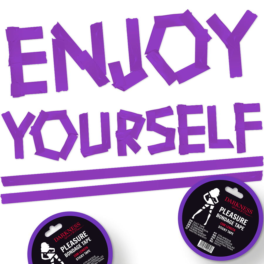 MØRKET - LILA BONDAGETEIP 15M