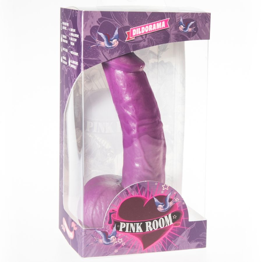 ROSA ROM - CONNOR REALISTISK DILDO LILLA 16 CM