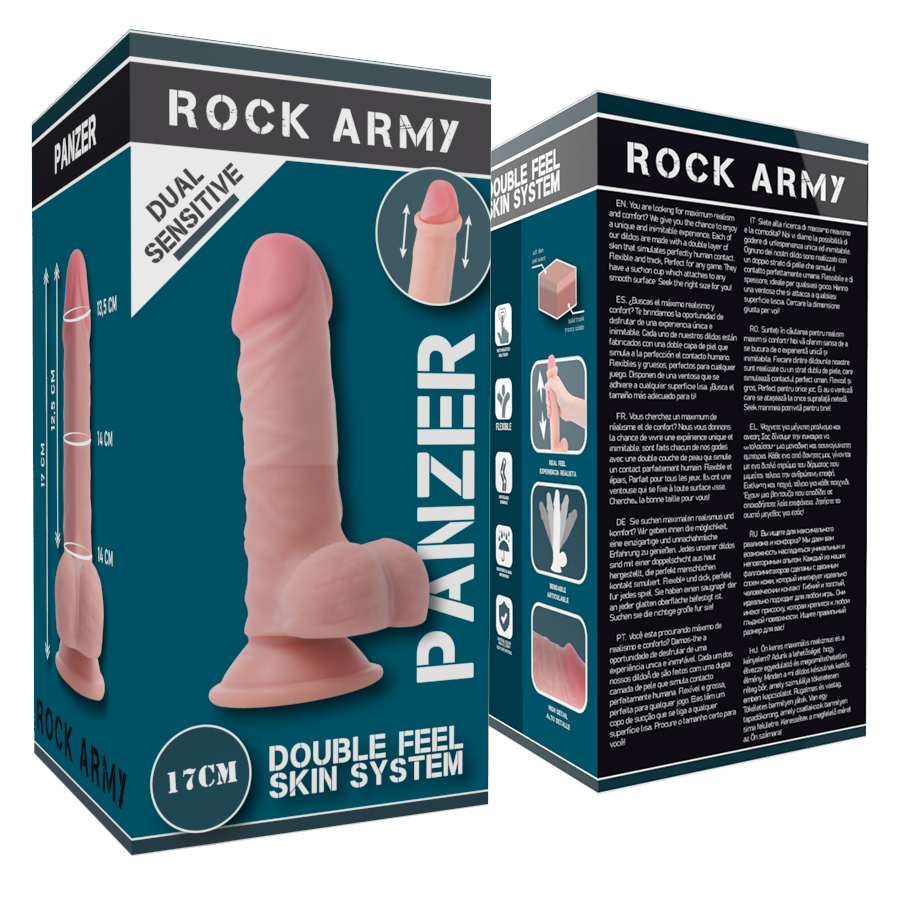 ROCKARMY - DOBBELTET PANZER 17 CM -O- 4,46 CM